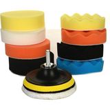 Merttools Pasta Cila Polisaj Sünger Pedi Seti 100MM Oto Parlatma 11 Parça