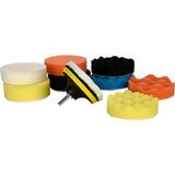Merttools Pasta Cila Polisaj Sünger Pedi Seti 115MM Oto Parlatma 11 Parça