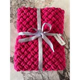 Merut Style Alize Puffy Fuşya Bebek Battaniyesi - 100 x 100 cm