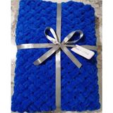 Merut Style Alize Puffy Koyu Mavi Bebek Ve Tv Battaniyesi - 100 x 100 cm