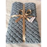 Merut Style Alize Puffy Orta Gri Bebek ve Tv Battaniyesi - 100 x 100 cm