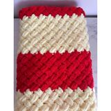 Merut Style Alize Puffy Sarı Kırmızı Bebek ve Tv Battaniyesi - 120 x 200 cm - Sarı - Kırmızı