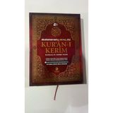 Merve Yayınları Cami Boy Kuranı Kerim ve Satır Arası Kelime Türkçe Okunuşlu ve Meali 5 Özellikli Mealli Kuran - kırmızı1