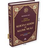 Merve Yayınları Kuranı Kerim Bilgisayar Hatlı Renkli Kelime Meali Bordo Renk Orta Boy