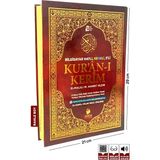Merve Yayınları Kuranı Kerim ve Satır Arası Kelime Türkçe Okunuşlu ve Meali 5 Özellikli Mealli Kuran Rahle Boy - Standart