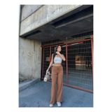 mervekiymatco Çisil Triko Pantolon 5546 KAHVE KAHVE M