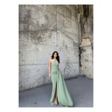 mervekiymatco Diva Kuyruklu Yırtmaçlı Abiye 582475 MİNT YEŞİLİ MİNT YEŞİLİ M