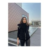 mervekiymatco İçi Peluş Kaplama Nubuk Yelek SİYAH M