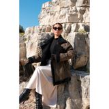 mervekiymatco Jeremy Peluş Oversize Kaban 1579 HAKİ S