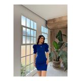 mervekiymatco Karpuz Kol Mini Elbise 582540 SAKS XS