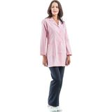 Mervem Gömlek Yaka Alpaka Kumaş Iş Önlüğü(Bayan) - XL - Pembe