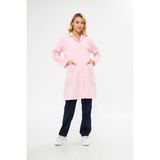 Mervem Iş Önlüğü Alpaka Pembe - XL