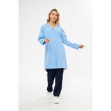 Mervem Öğrenci Önlüğü Alpaka Bayan Mavi - 2XL