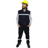 Mervem Orange Safety Kışlık Takım 7/7 Gabardin %100 Pamuk Lacivert Yelek