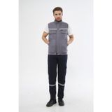 Mervem Yelek 7/7 Gabardin %100 Pamuk Kapitoneli Reflektörlü