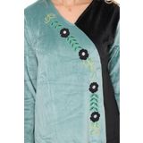 mervemoda KADIN UZUN KOL KADİFE ELBİSE