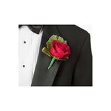 Merveparti Kırmızı Gül Damat Yaka Çiçeği