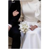 Merveparti Yeni Gala Gelin Buketi merve parti ,yaka çiçeği damat