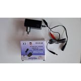 Mervesan 6V 12V 1A Akülü Araba Şarj Aleti Krokodil Kablolu Otomatik Şarj Kesici Universal Girişli 2 Metre Kablo - 12-6 Volt 1 Ah Akülü Araba Şarj Aleti