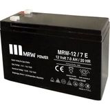 Mervesan 7AH/12V Kurşun/asit Kuru Tip Akü Mrw-12/7 E
