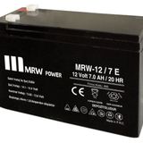Mervesan MRW-12/7E 12 Vdc 7 Ah Ekonomik Kurşun Asit Kuru Tip Akü