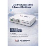 Mervesan Mt-ups-dc Mini Dc Ups 8800mah Taşınabilir Kesintisiz Güç Kaynağı