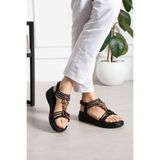 MERVESTORE Nexo Yüksek Taban Sandalet 4