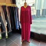 Mervis Butik Pamuk Viskon Fermuarlı Model Namaz Elbisesi - 00433 Gül Kurusu - 44 - 48