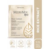 Mervmix Pirinç Özlü Aydınlatıcı ve Gözenek Karşıtı Kağıt Maske