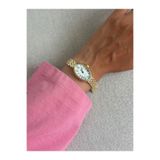 MERW Roses Model Gold Renk Metal Kordon Vintage Seri Kadın Kol Saati