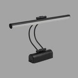 Merwish 35 Cm Elektrikli 4000k Soft Beyaz Enerji Tasarruflu Flüt Led Aplik Banyo Tablo Çalışma Masası Duvar Sanat Eseri Ayna Dekoratif ve Modern Aydınlatma Gümüş (Krom) Renk (Antirasit)