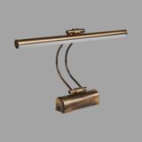 Merwish 35 Cm Elektrikli 4000k Soft Beyaz Enerji Tasarruflu Flüt Led Aplik Banyo Tablo Çalışma Masası Duvar Sanat Eseri Ayna Dekoratif ve Modern Aydınlatma Gümüş (Krom) Renk (Eskitme)