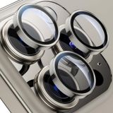 Merwish Apple iPhone 15 Pro Max ve iPhone 15 Pro için Kamera Lens Koruyucu Ultra İnce Yüksek Kaliteli Cam 3 Adet (Naturel Titanyum)