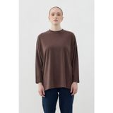 Merwishop Merwish Spor Model Bluz Tunik 1807 Kahverengi