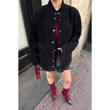 Mery Mery Boutique Astarlı Yumuşak Kürk Kadın Ceket Mont - Siyah