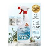 Meryelif %100 Vegan Bitkisel Özlü Banyo Spreyi 750 ml – Lavabo , Fayans ve Seramik , Klozet , Küvet , Duşakabini Camı, Ayna , Duş Başlığı, Havlupan Temizleyici