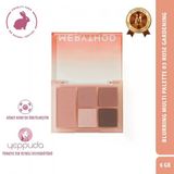 Merythod Blurring Multi Palette 03 Rose Gardening - Mat, Işıltılı Ve Glitter İçeren Çok Yönlü Allık Ve Far Paleti