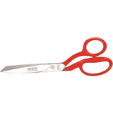 Merze 3257-7 No:7 D-109 Tırtırlı Kırmızı Saplı Yatık Regula Makası