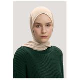 Mesa Charm Kadın Tesettür Penye Şal Açık Bej