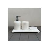 Mesa maden Mermer banyo seti 4’lü