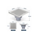Mesa Paslanmaz Yer Süzgeci 15*15 Alttan 50 Çıkışlı