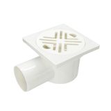 Mesa Teknik 10X10 Yandan 50Mm Çıkış Koku Önl. Plastik Yer Süzgeci