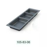 Mesan 105-83-06-309 Traybond 3 Bölme 157 mm Antrasit Kaşıklık