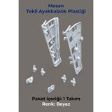 Mesan Shocab Tekli Ayakkabılık Beyaz - Mobilya Hırdavatı