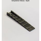 Mesan Siyah Plastik Gönyeleme Takozu (0253) Ergonomik Tasarım ve Endüstriyel Kullanım İçin - yok