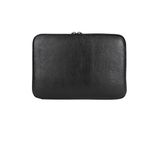 MESCHAIN Hakiki Deri MacBook Air Pro 13-13.3 inç Laptop Kılıfı, Bej, Zarif Tasarım (Siyah)