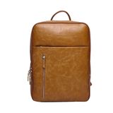 MESCHAIN Organizatör Premium Deri Sırt Çantası Laptop Çantası Unisex Siyah Timsah