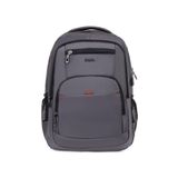MESCHAIN Su Geçirmez Sırt Çantası, 15 inç Laptop Bölmeli, USB Şarjlı, Siyah (Gri)