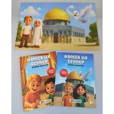Mescid-I Aksa 54 Parça Çocuk Puzzle – Hikâye Kitabı ve Boyama Kitabı Hediyeli, Özel Kutulu
