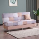 Meşe Home Cube Kolsuz Mekanizma Yataklı Yaylı Bazalı Kare Desenli Kanepe Koltuk Çekyat - 2